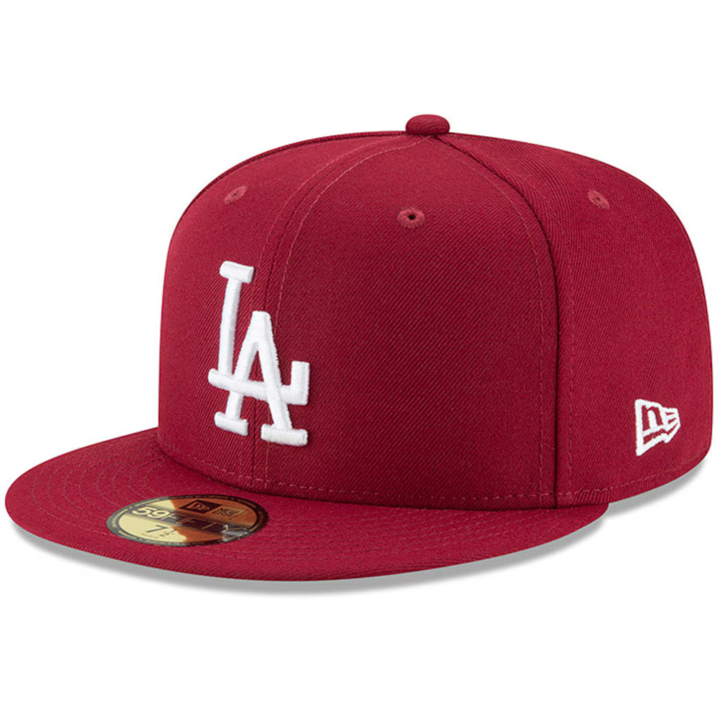 New Era LOS ANGELES DODGERS CARDINAL BASIC 59FIFTY FITTED