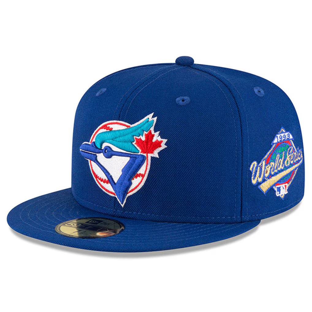 Front Left View of the New Era Toronto Blue Jays 1993 World Series Wool 59FIFTY Fitted