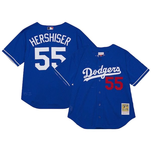 Mitchell & Ness MLB BP JERSEY DODGERS 2000 OREL HERSHISER