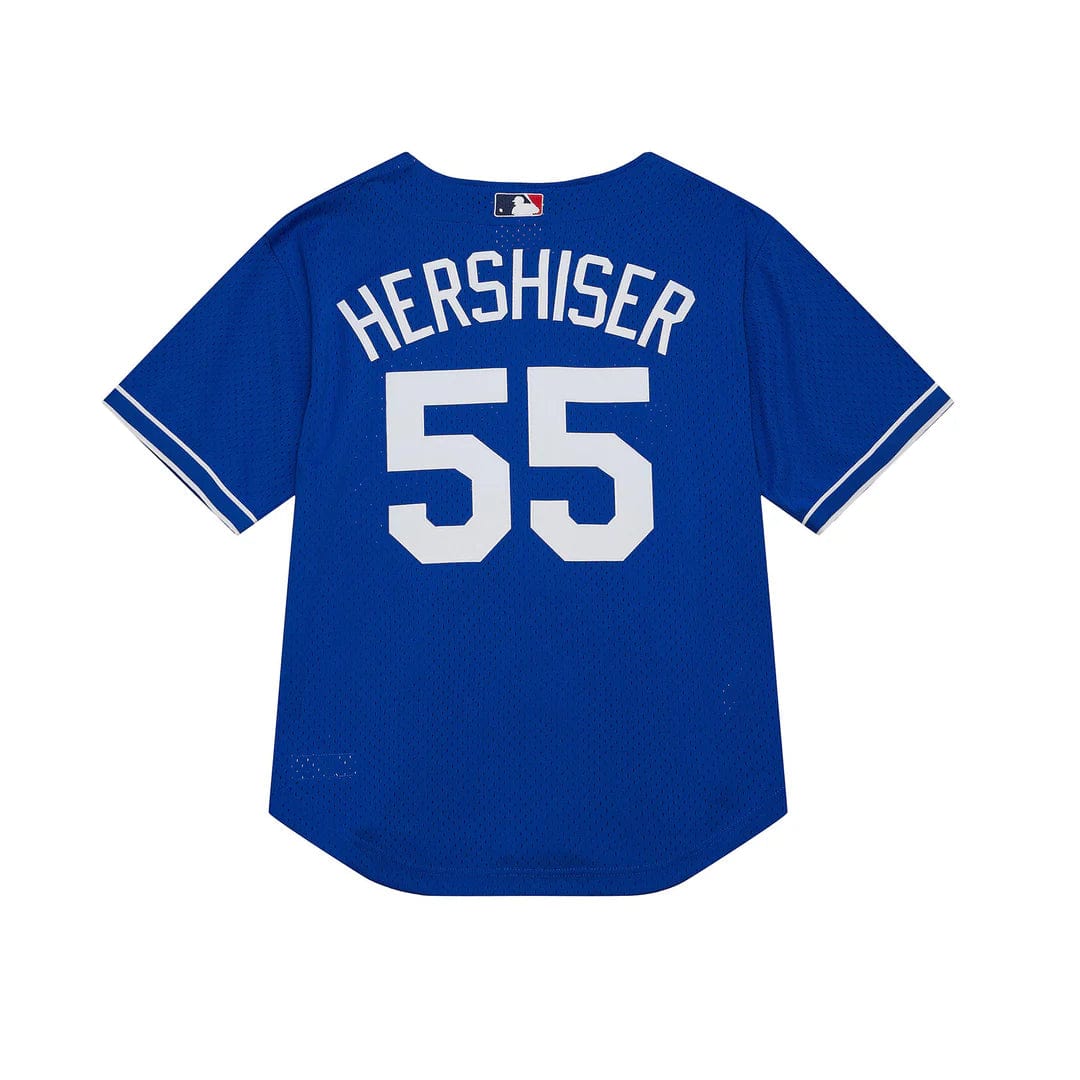 Mitchell & Ness S / Royal MLB BP JERSEY DODGERS 2000 OREL HERSHISER