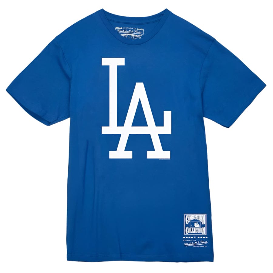 Mitchell & Ness S / Royal MLB BASIC LOGO 2 TEE DODGERS