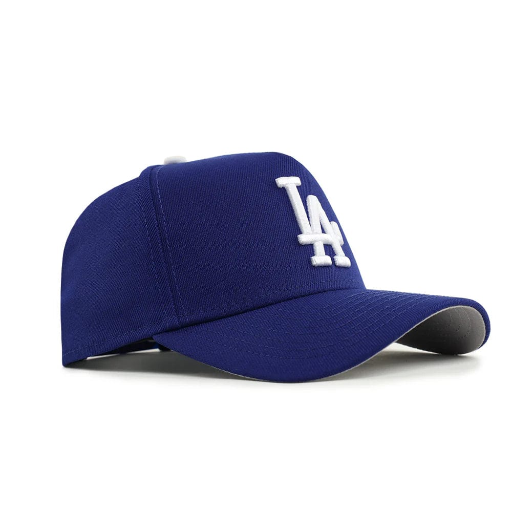 Front Right View of the Dodgers New Era Cap OSFM / ROYAL 940AF REP POLY 24180 LOSDOD OTC