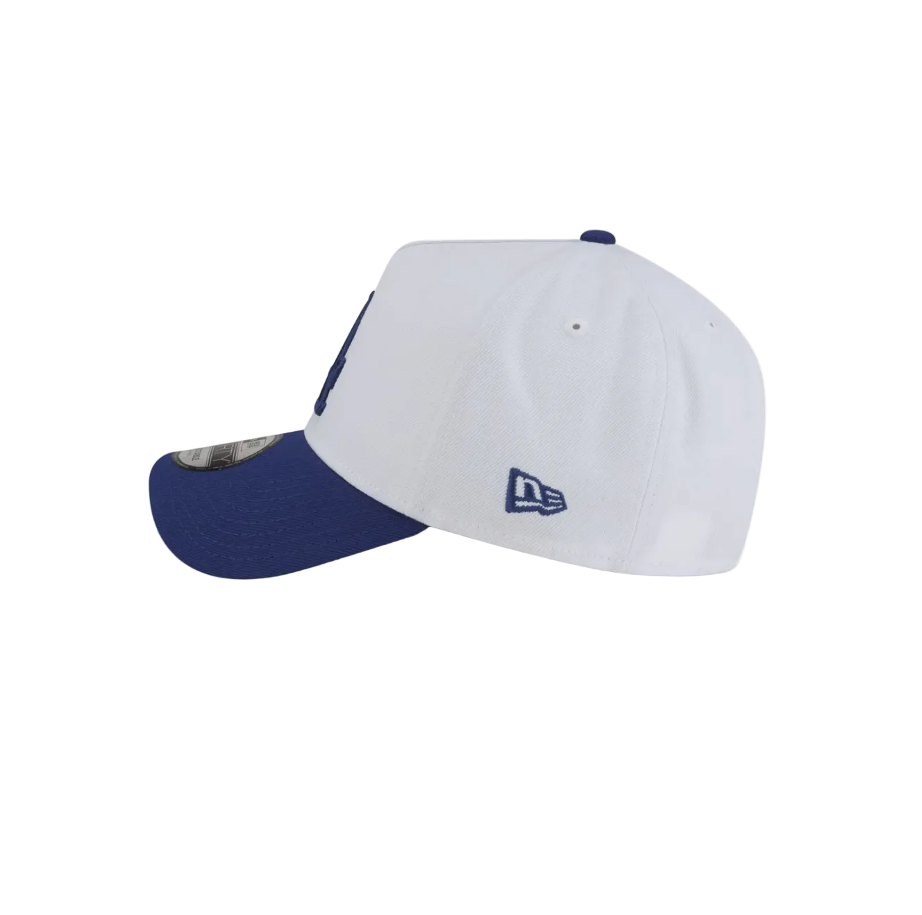 Left View of the New Era Dodgers 2025 World Series Champions Trophy 9FORTY A-Frame Snapback