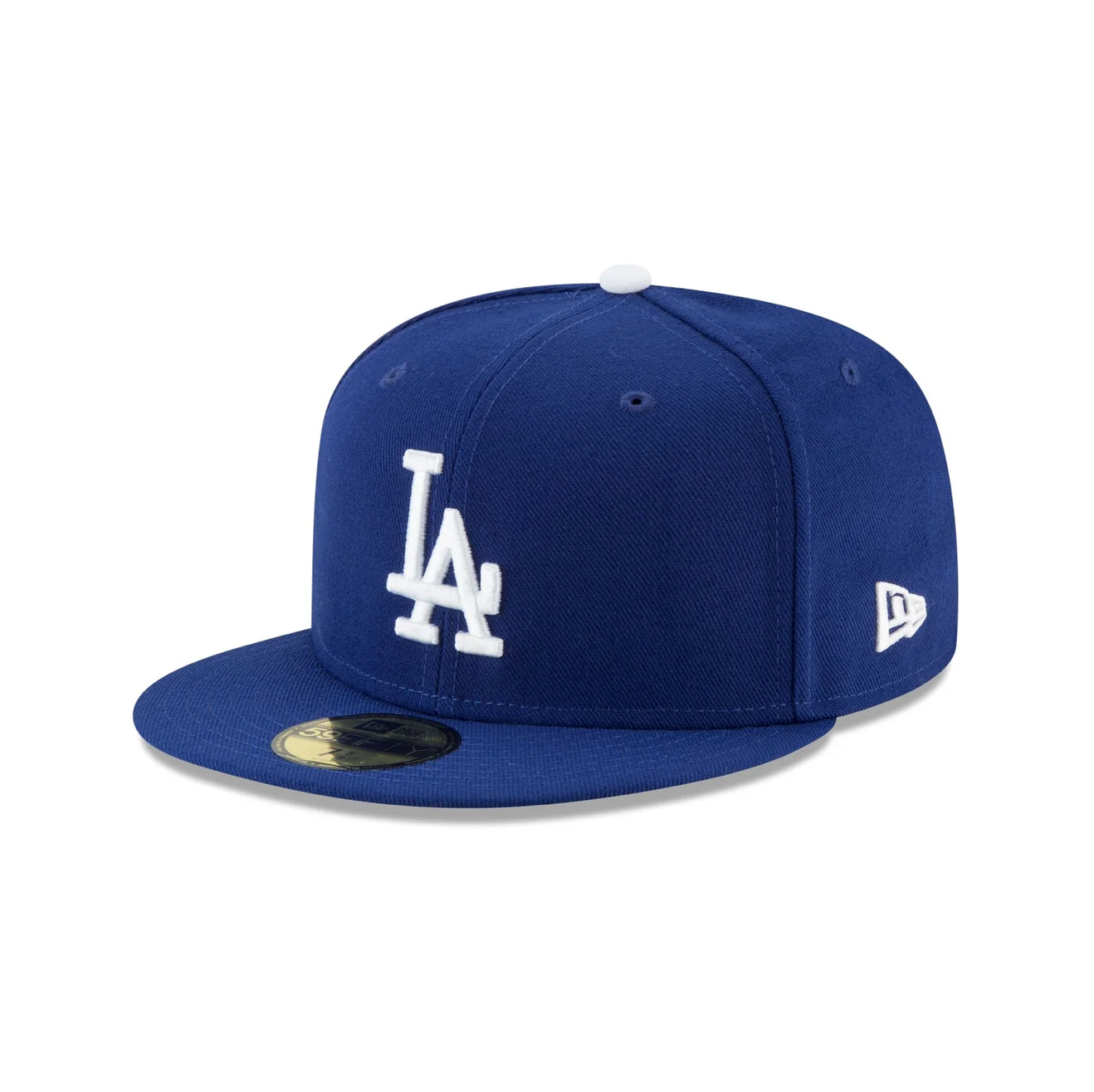 Front Left View of the New Era Dodgers Back-to-Back World Series Champions 59FIFTY Fitted