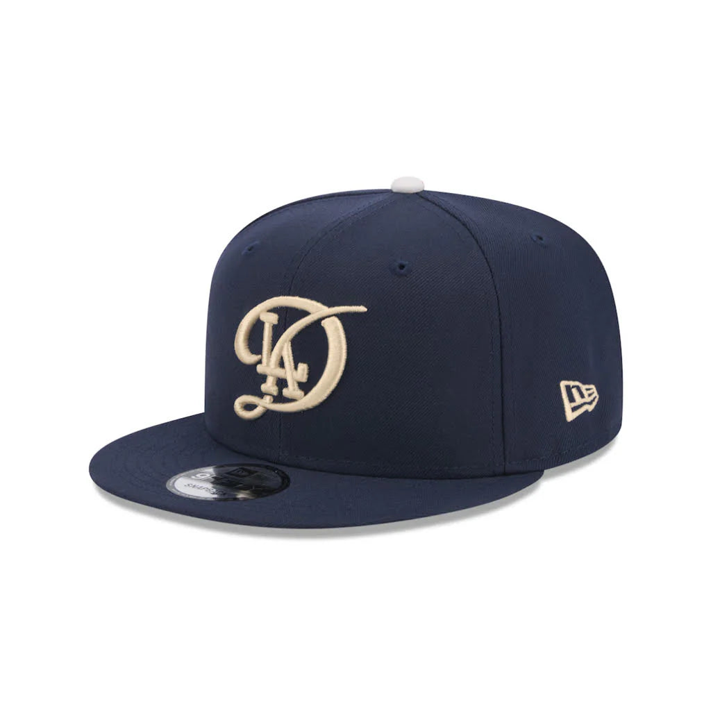 Front Left View of the Los Angeles Dodgers City Connect 2024 World Series SP 59Fifty Snapback