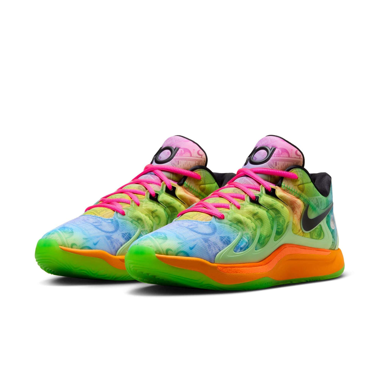 Nike Footwear 7.5 / BARELY VOLT/BALTIC BLUE-HYPER PINK KD17