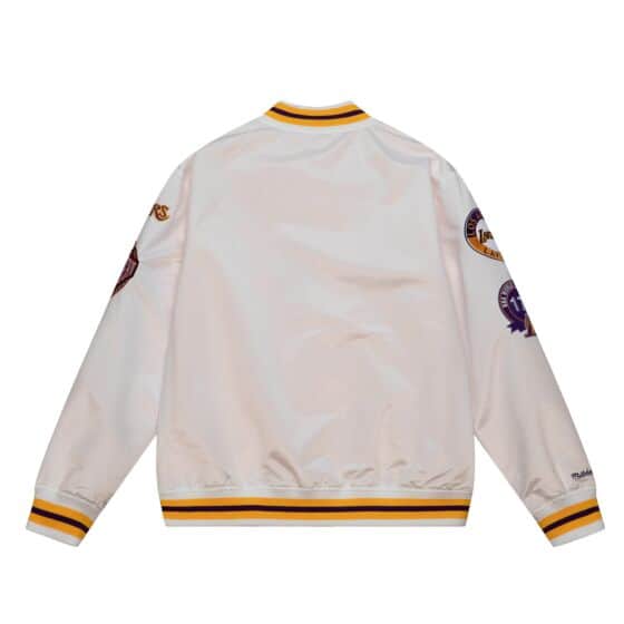 City Collection Lightweight Satin Jacket Los Angeles Lakers