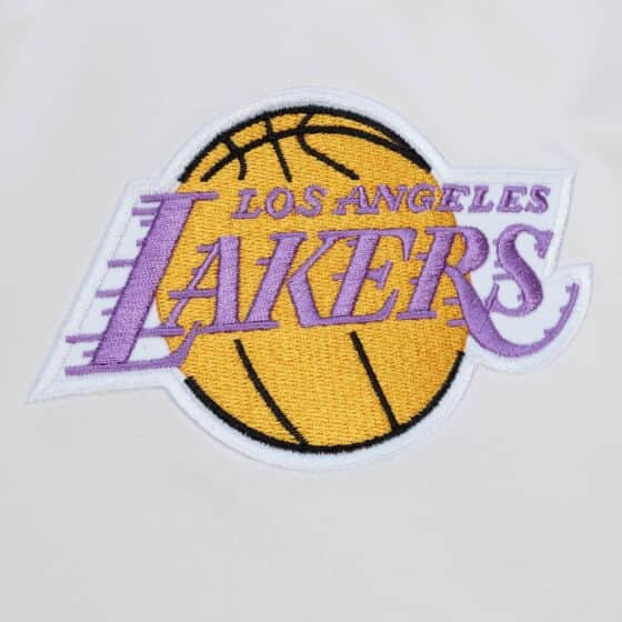 City Collection Lightweight Satin Jacket Los Angeles Lakers-thumbmail-3
