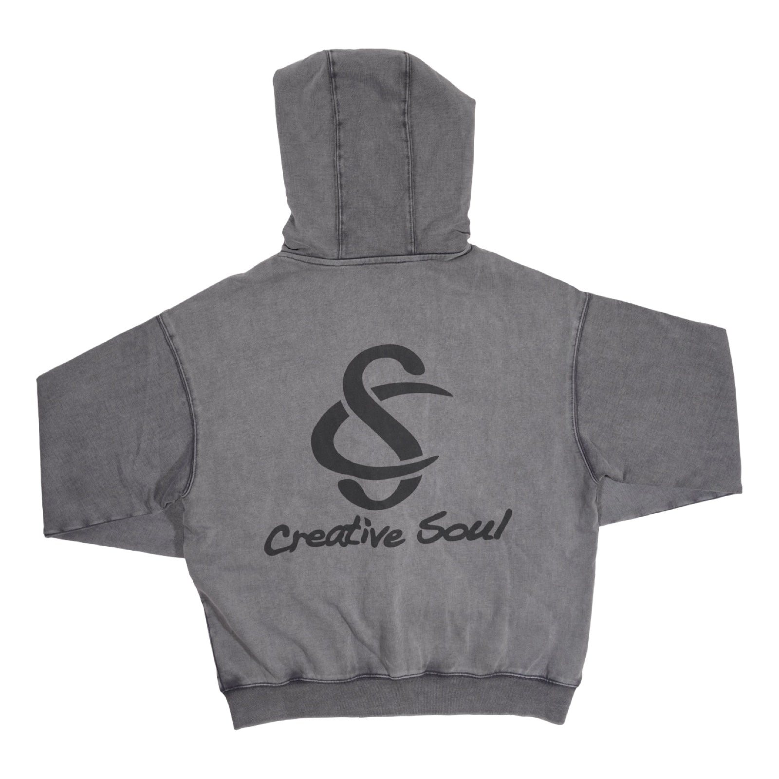 Essential Washed Zip-Up Hoodie