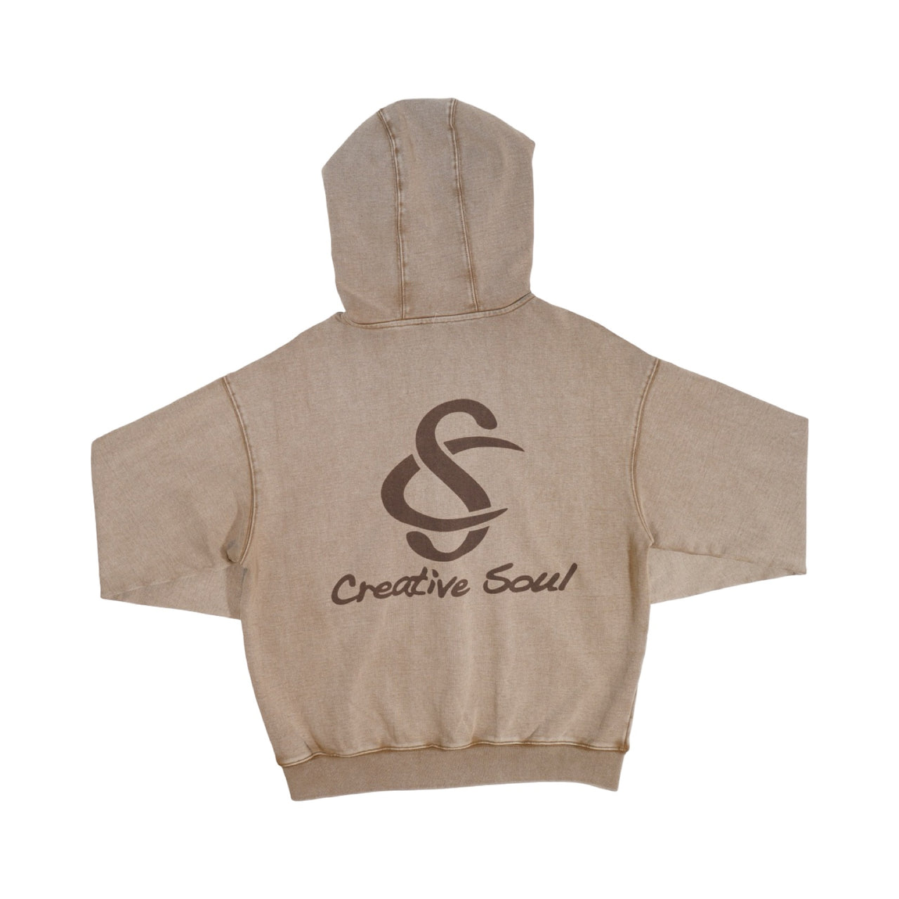 Essential Washed Zip-Up Hoodie