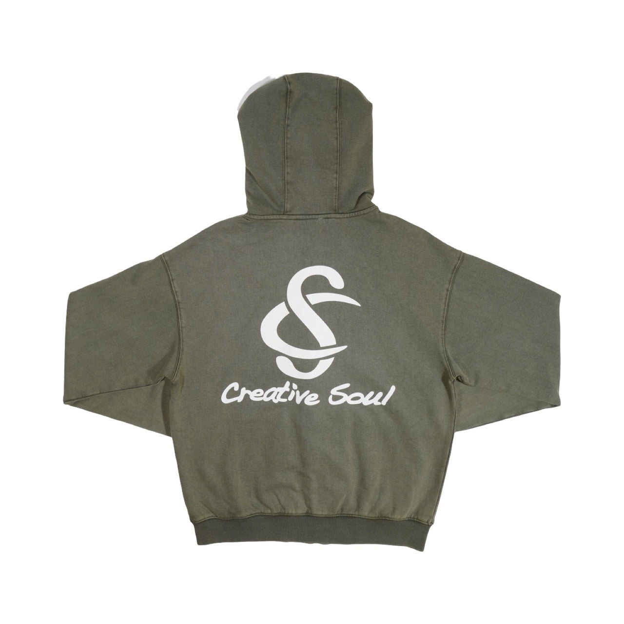 Essential Washed Zip-Up Hoodie
