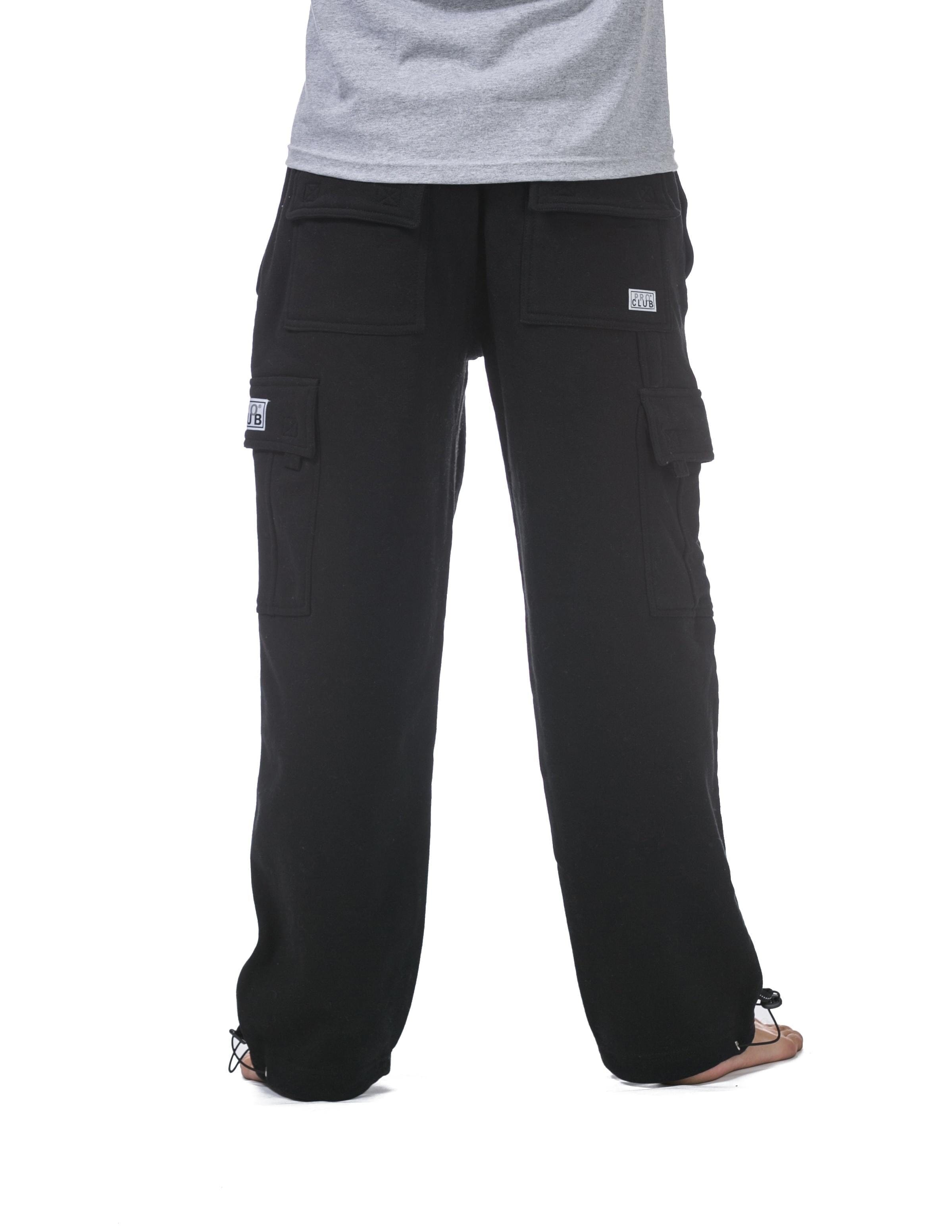 PRO CLUB Heavyweight Fleece Cargo Pants