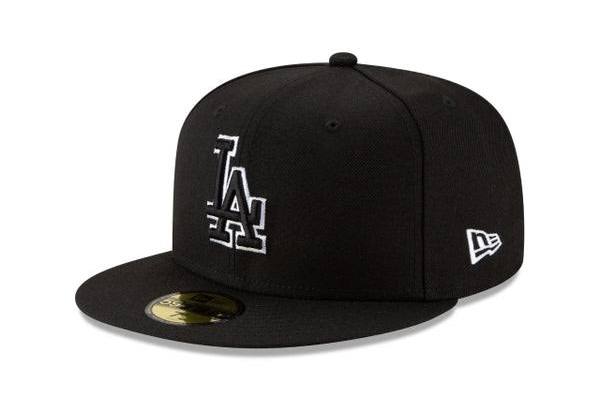 Los Angeles Dodgers Black Outline 59FIFTY Fitted-thumbmail-1