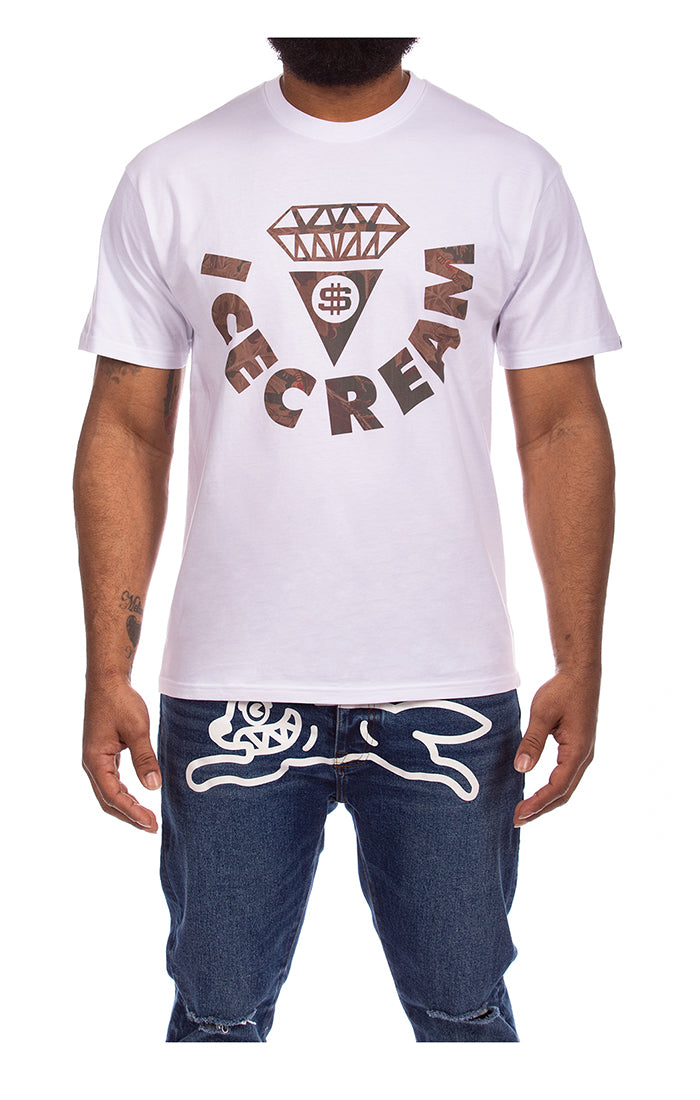 camo diamond ss tee