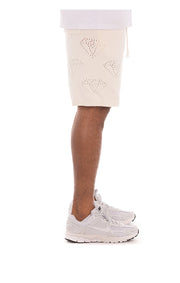 Right side view of Billionaire Boys Cubic Shorts in Gardenia - Men's Shorts