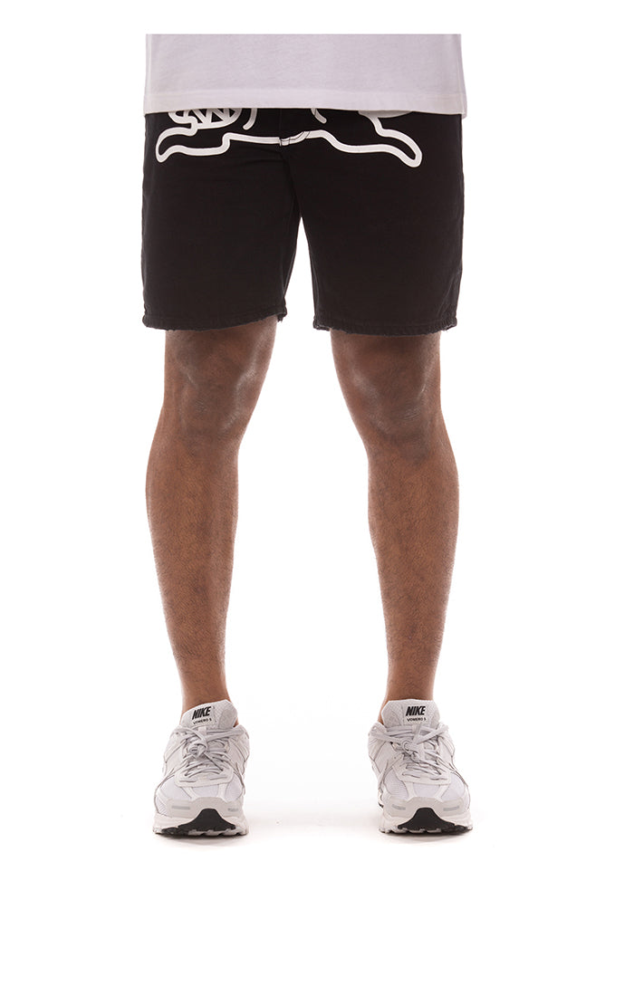 Black Dog Jean Shorts (Strawberry Fit)