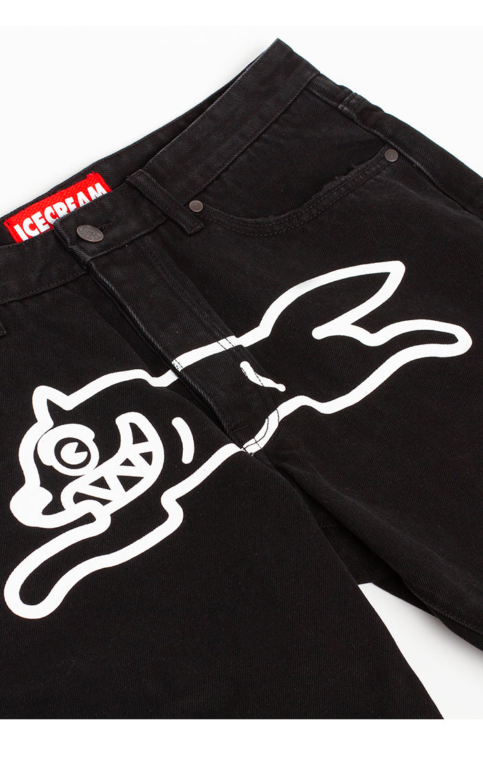 Black Dog Jean Shorts (Strawberry Fit)-thumbmail-3