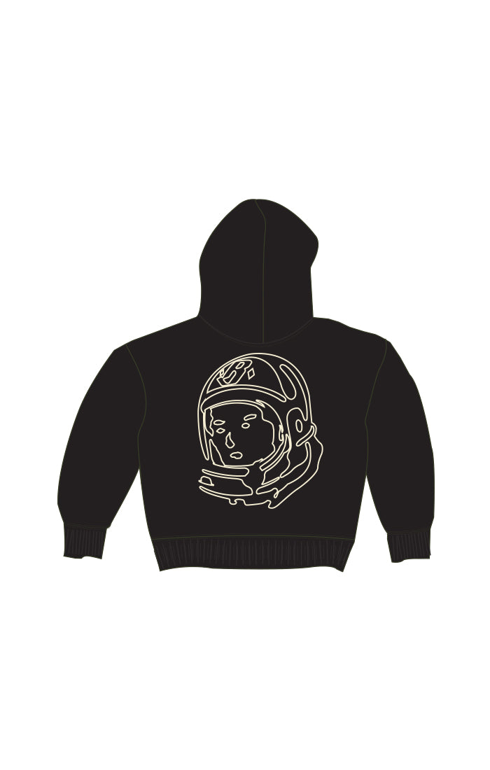 bb small curve zip hoodie