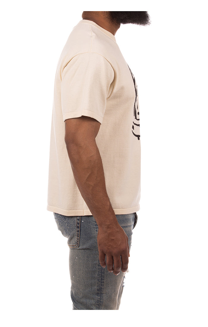 Right Side View of the Billionaire Boys Club BB Helmet SS Knit in winter white