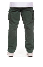 Back View of the Billionaire Boys Club BB Hemisphere Cargo Pants in rain forest