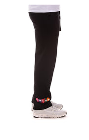 Right Side View of the Billionaire Boys Club BB Script Sweatpants in black