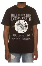 Front View of the Billionaire Boys Club BB Synwave SS Tee in Black