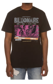 Front View of the Billionaire Boys Club BB Labworks SS Tee in black