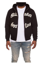 Front View of the Billionaire Boys Club BB Karat Hoodie in black