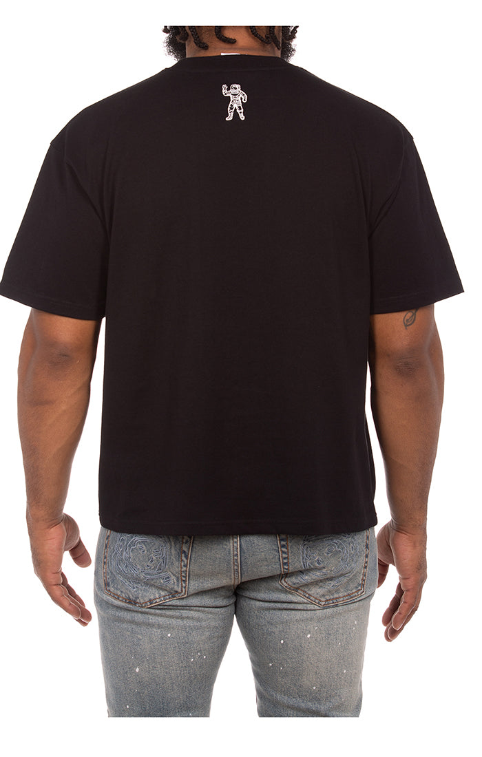Back view of Astronaut Logo on Billionaire Boys Club Smile Tee - Men's Streetwear Tees