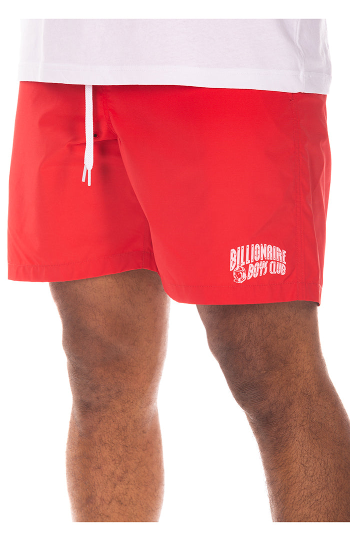 Close up view of Billionaire Boys Club Logo on BB Curve Shorts - Men's Shorts