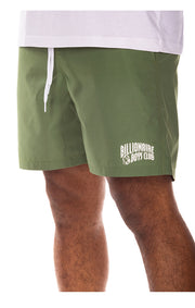 Close up view of Billionaire Boys Club Logo on BB Curve Shorts - Men's Shorts