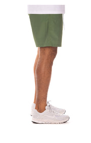Right side view of BB Curve Shorts in Green - Men's Shorts