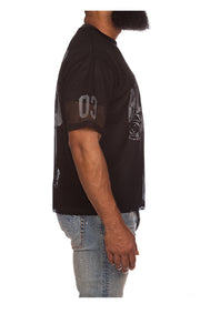Right side view of BBC Varsity Jersey in Black - Men's Jerseys