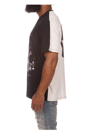 Left Side View of the BBC Beyond Club SS Knit Tee = Men's Streetwear Tees