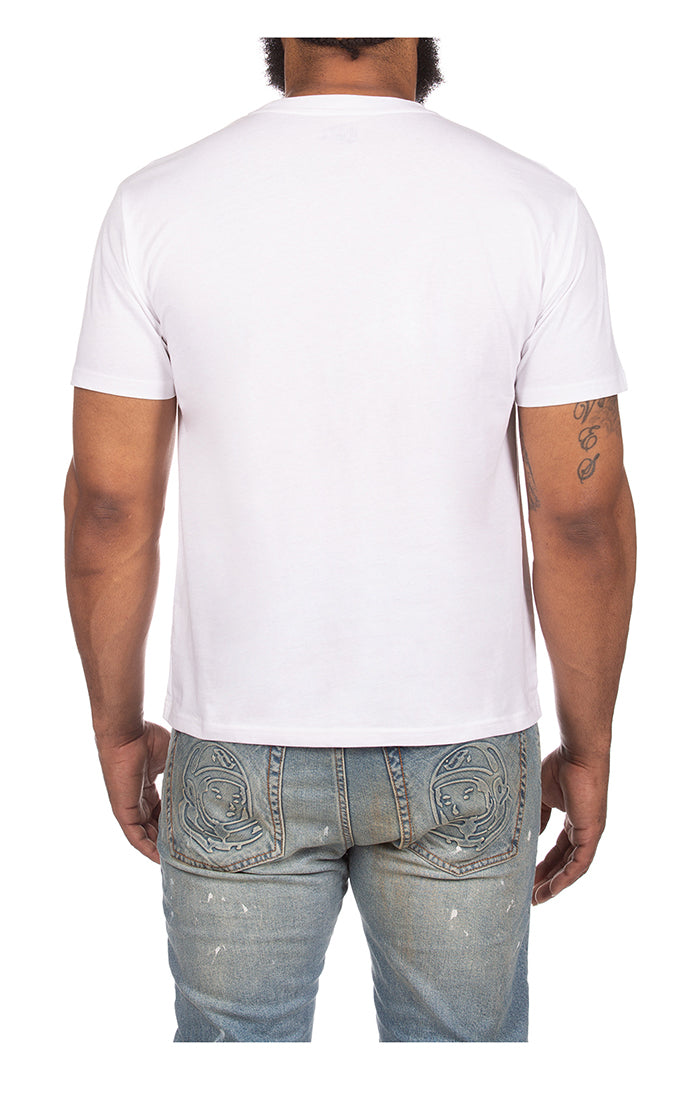 Back View of the Billionaire Boys Club BB Basecamp 3 Pack SS Knit in white