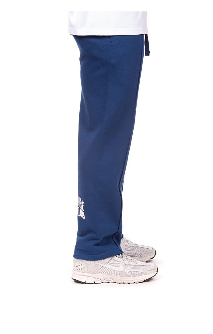 Right side view of BBC Curve Sweatpants in Blue - Men's Sweatpants 