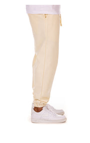 Right View of the Billionaire Boys Club BB Helmet Sweats in cloud cream