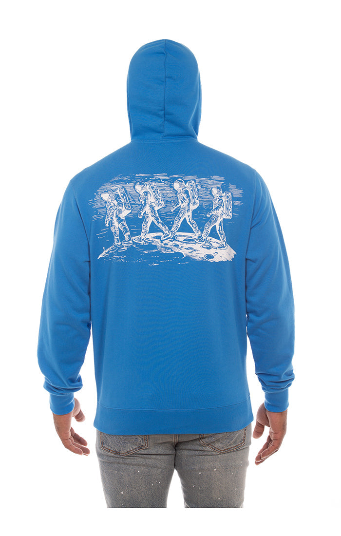 Back View of Astronauts Graphic on BB Dune Alpha Hoodie - Men's Hoodies