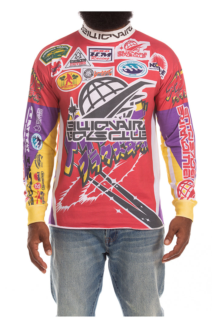 Front View of the Billionaire Boys Club BB Pro LS Knit