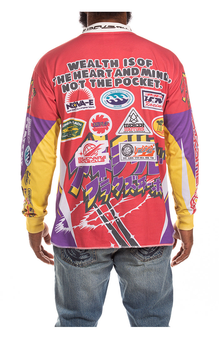 Back View of the Billionaire Boys Club BB Pro LS Knit