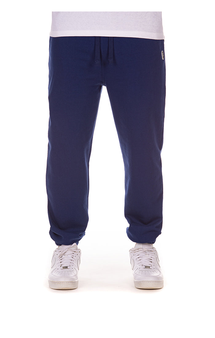 Front View of the Billionaire Boys Club BB Helmet Sweats in blue depths