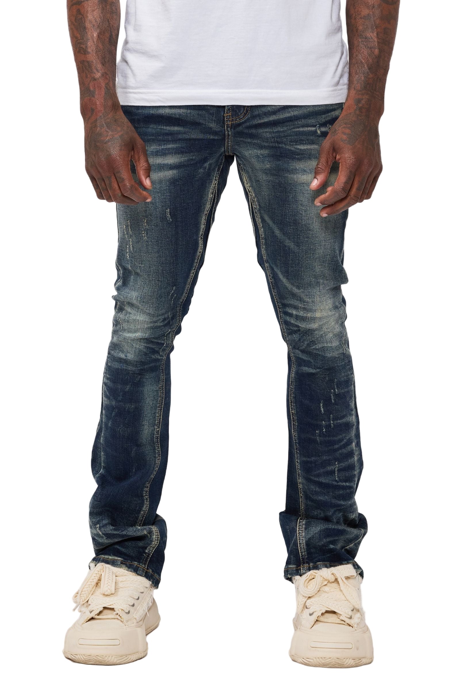 Front View of the ABSORB Jeans by Valabasas