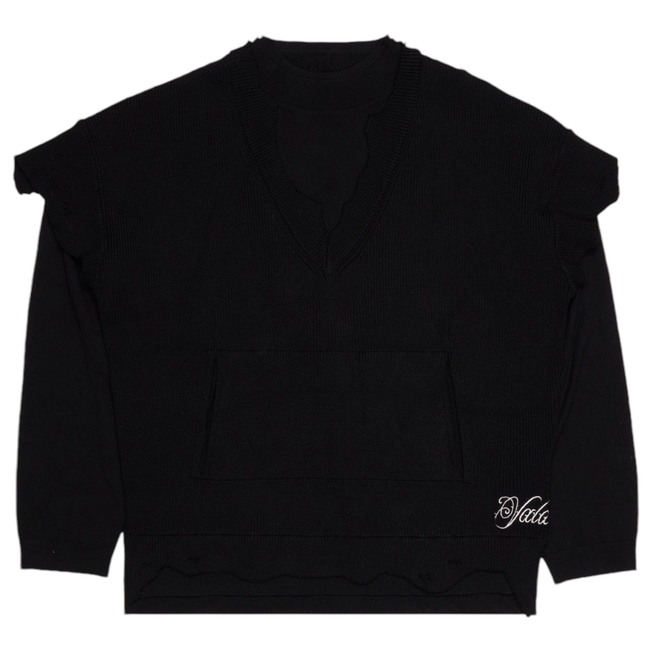 Valabasas S / BLACK "WHAT" CREWNECK