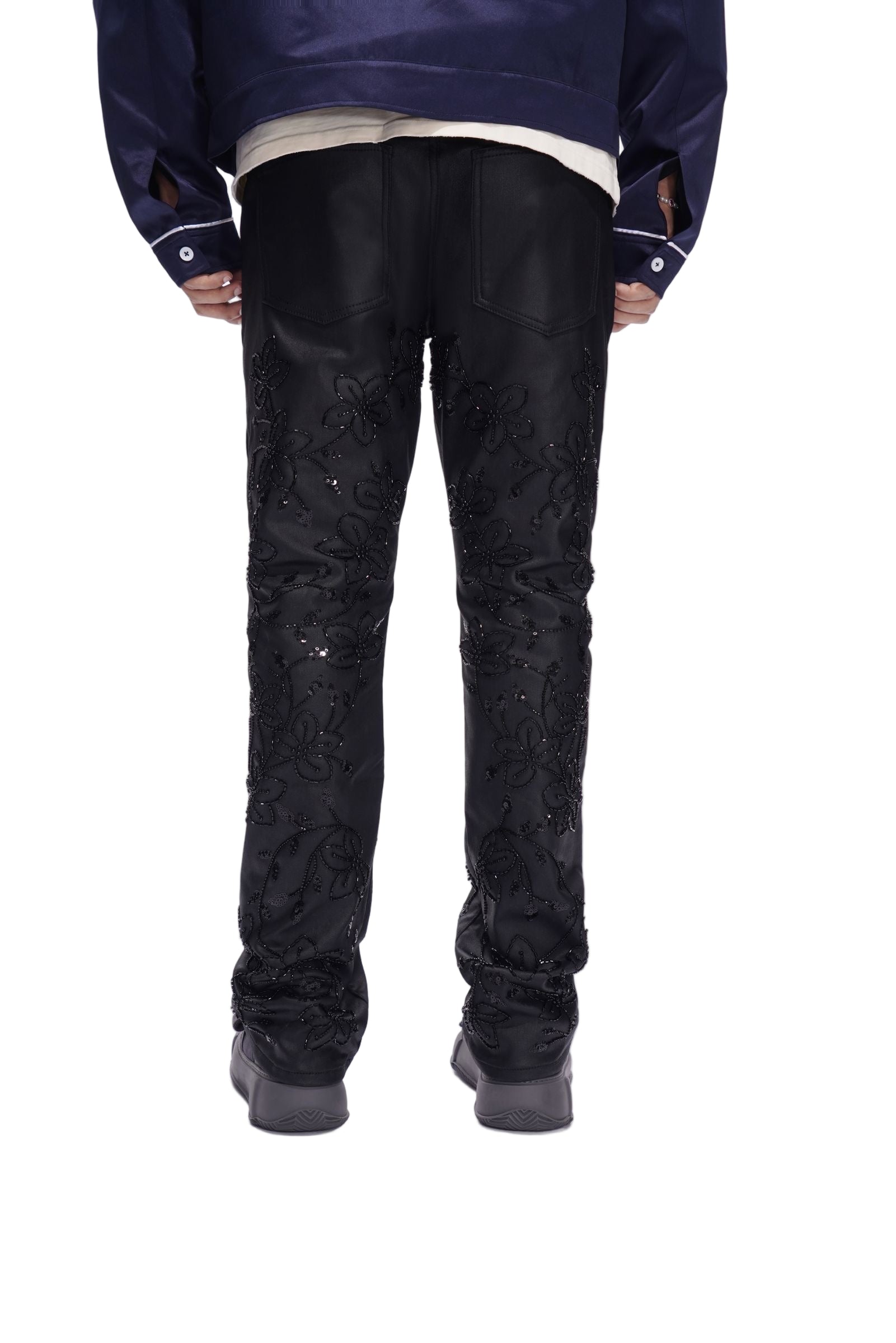 Back View of the FLORA Jeans by Valabasas