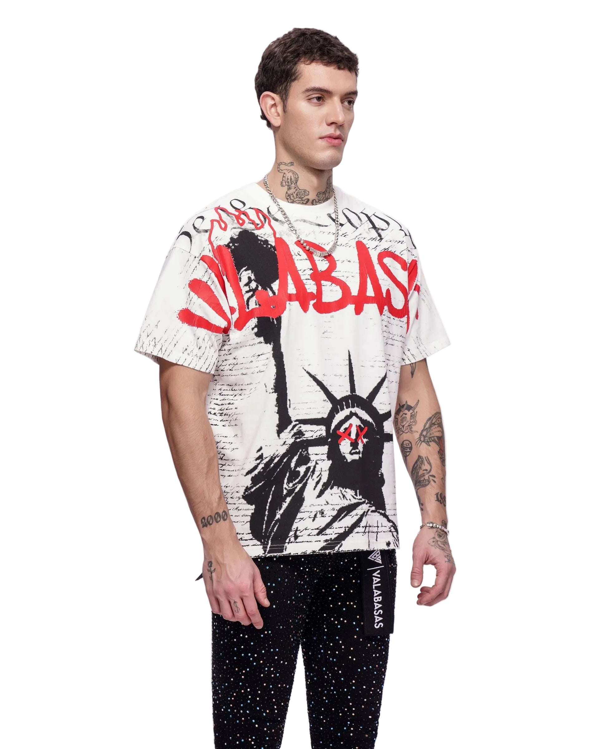 Front View of the Valabasas "FREEDOM" Tee
