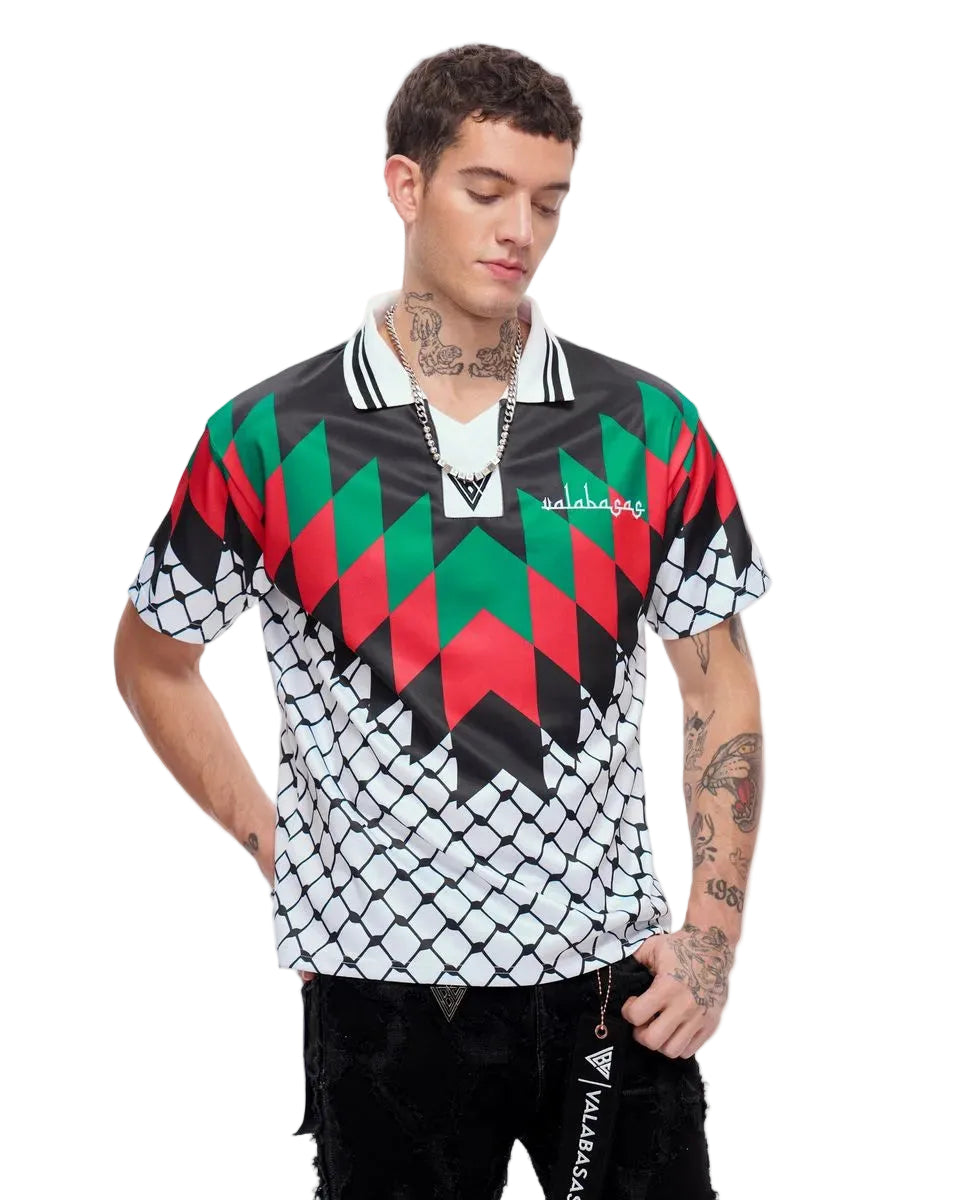 Front View of the Valabasas "FREEDOM NET" JERSEY 