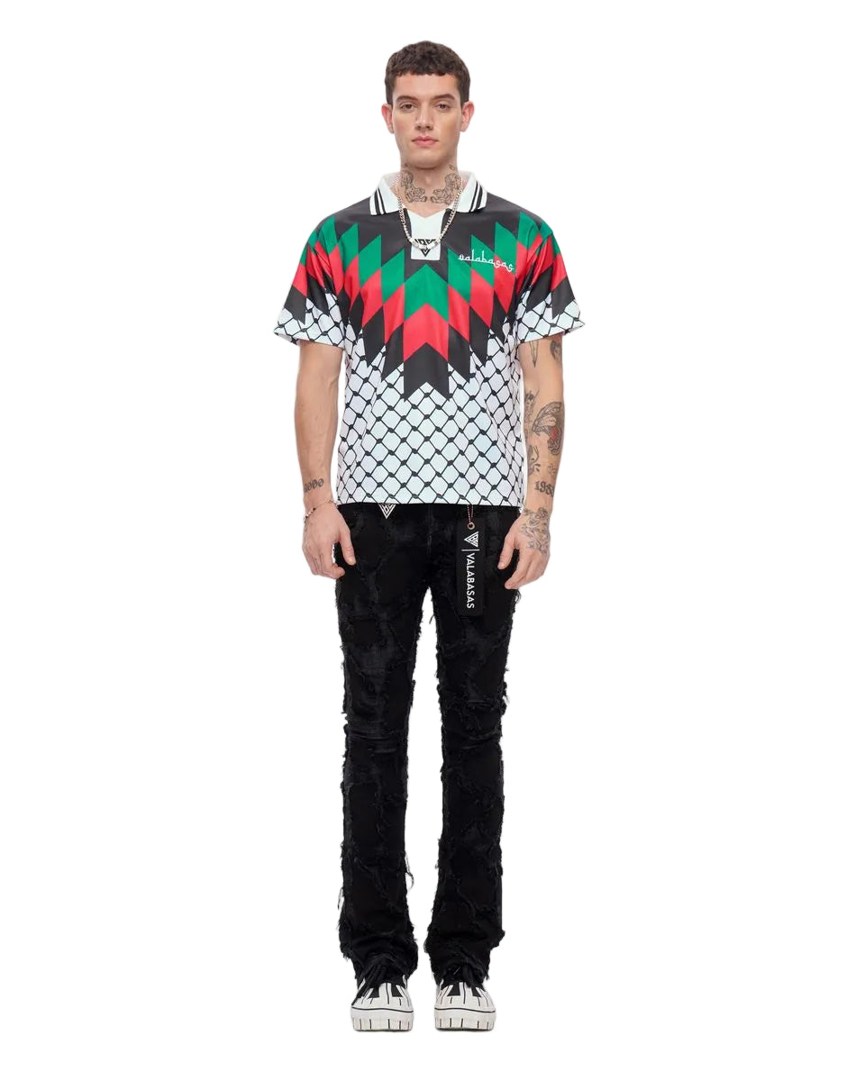 Front Model View of the Valabasas "FREEDOM NET" JERSEY 