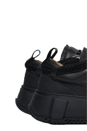 Valabasas "VISION" BLACK LEATHER LOW TOP SHOES