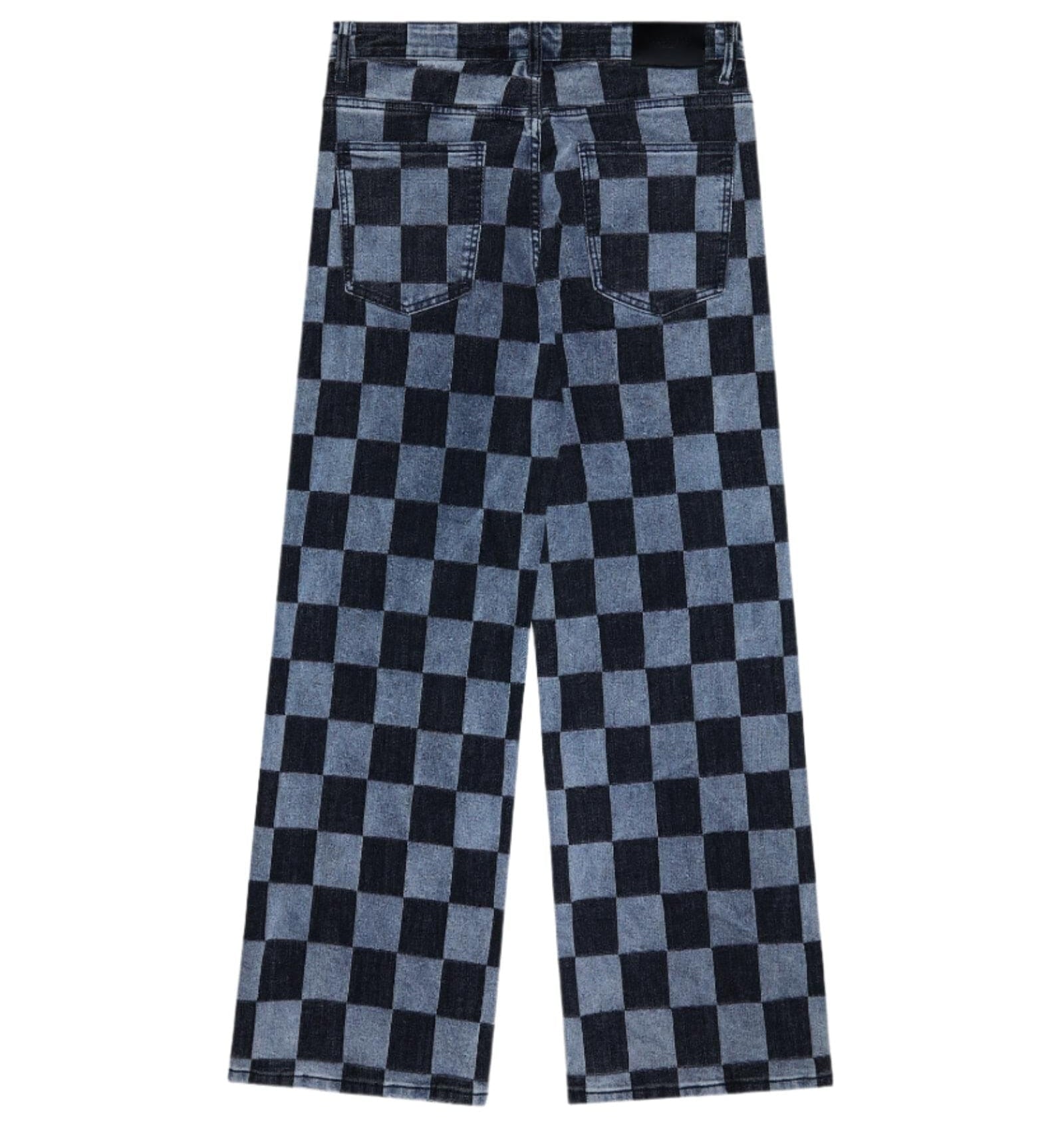 Valabasas 28 / BLACK BLUE "CHESS"  BAGGY DENIM JEAN