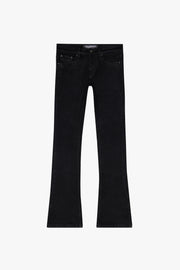 Valabasas 28 / JET BLACK "ENIGMA" DENIM STACKED